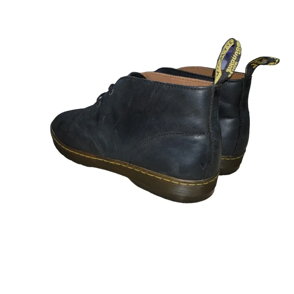 Dr. Doc Martens Men's Black Leather‎ Cabrillo Crazy Horse Chukka Boots Size 13 M